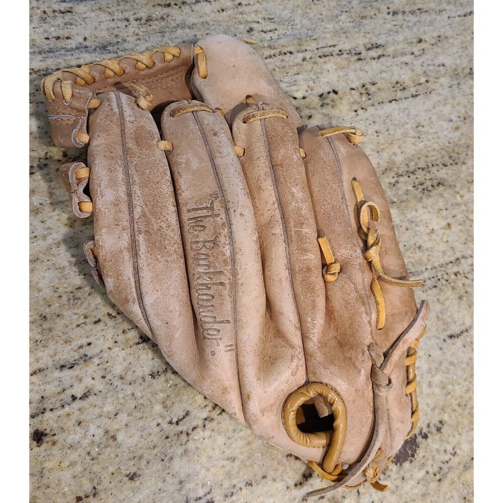 Franklin Leather Baseball Glove Right Handed Throw “The Backhander” #4078